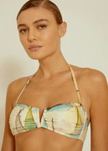 Load image into Gallery viewer, Lenny Niemeyer V Bandeau Draped Bikini Top
